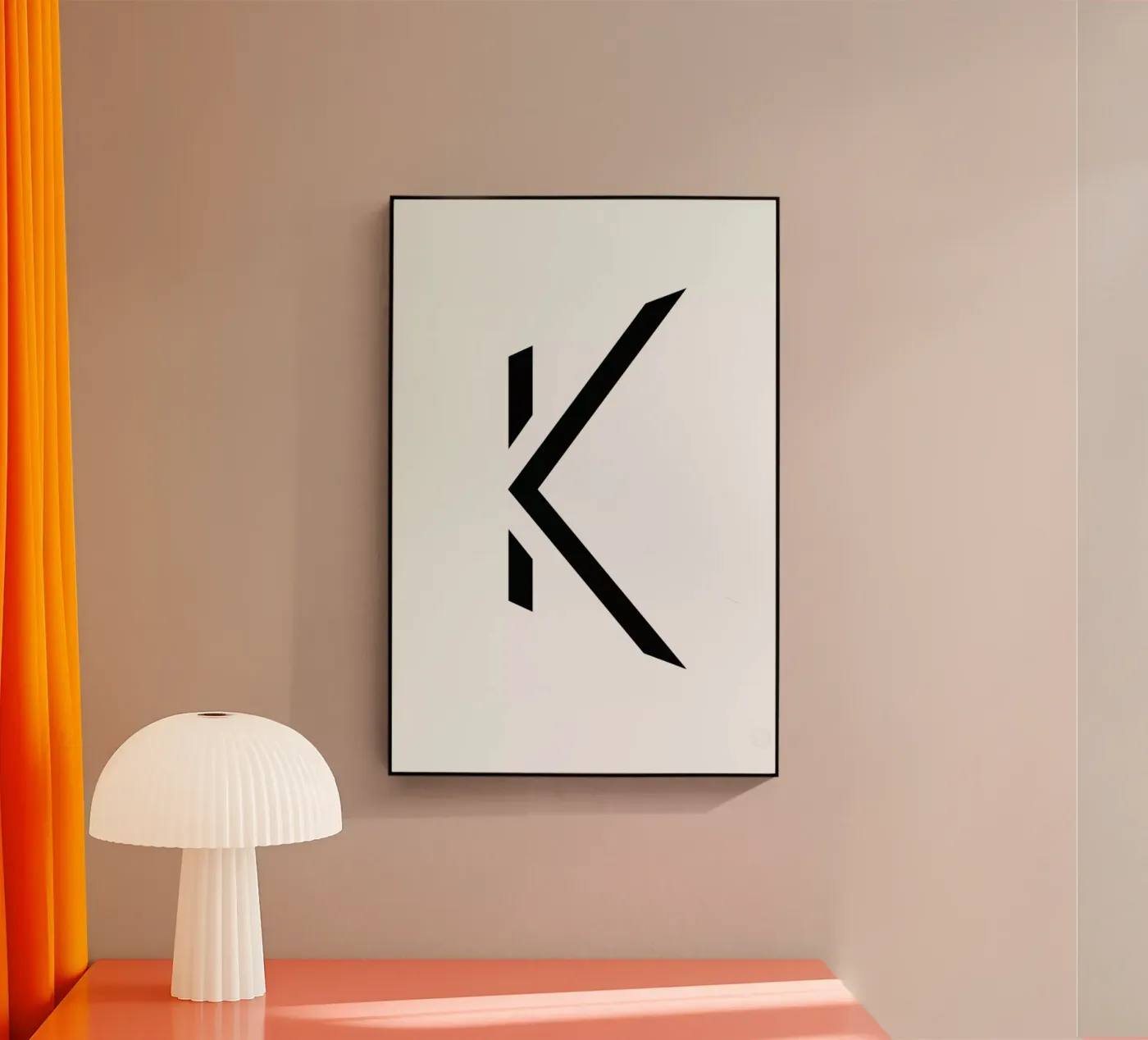 Alpha - K Acryl-Glas von Emerybloom
