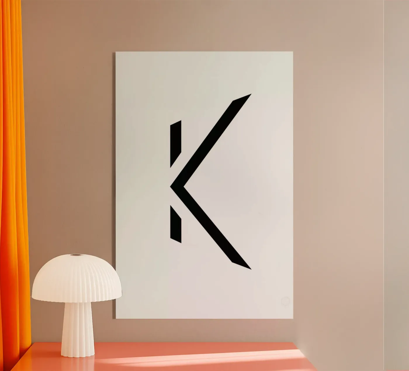 Alpha - K Acryl-Glas von Emerybloom