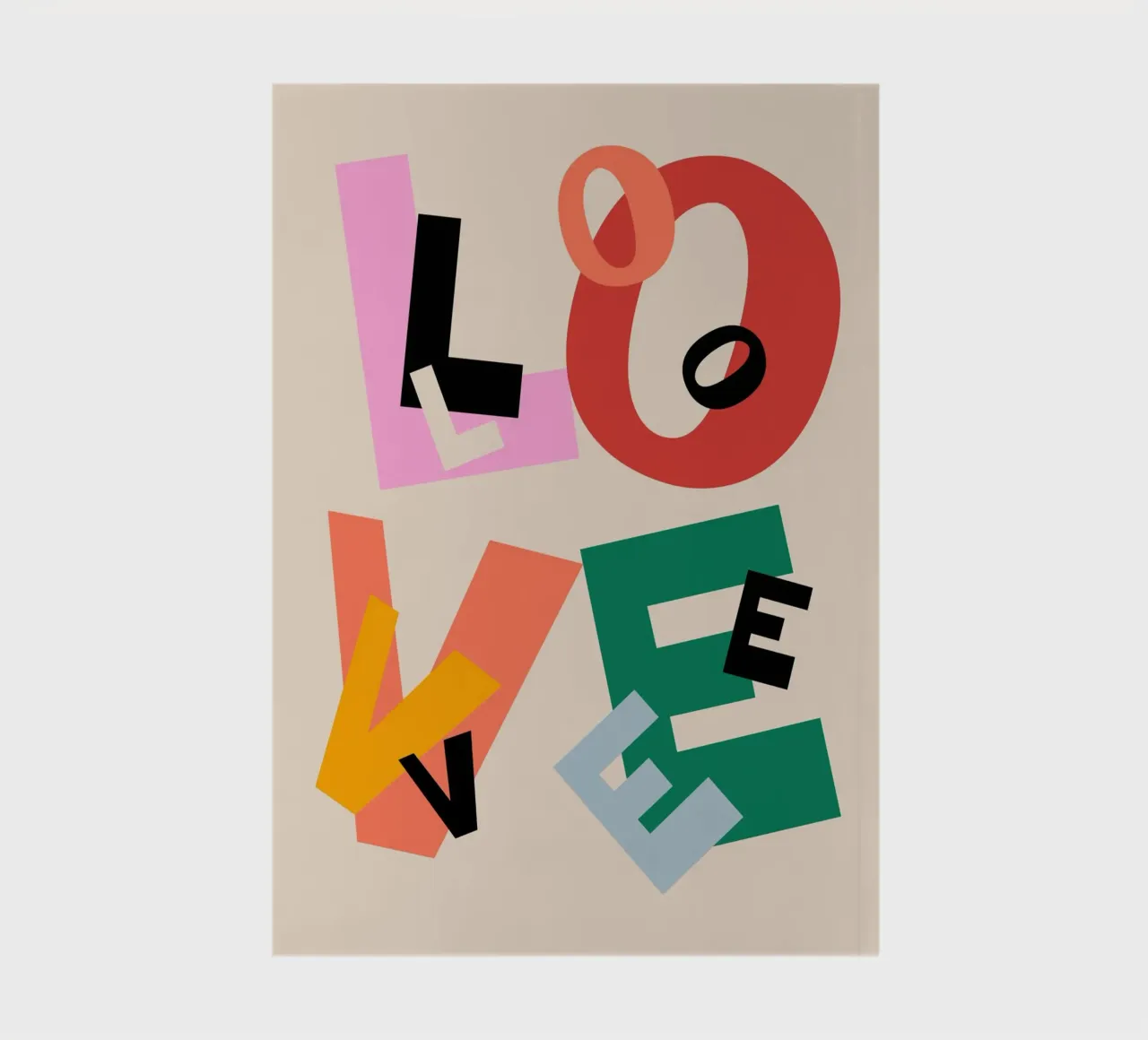 L.O.V.E. notebook by susanapaz