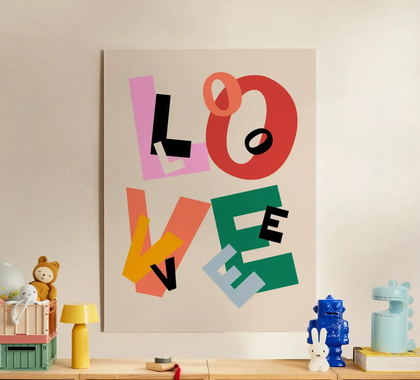 L.O.V.E. plexiglas de susanapaz