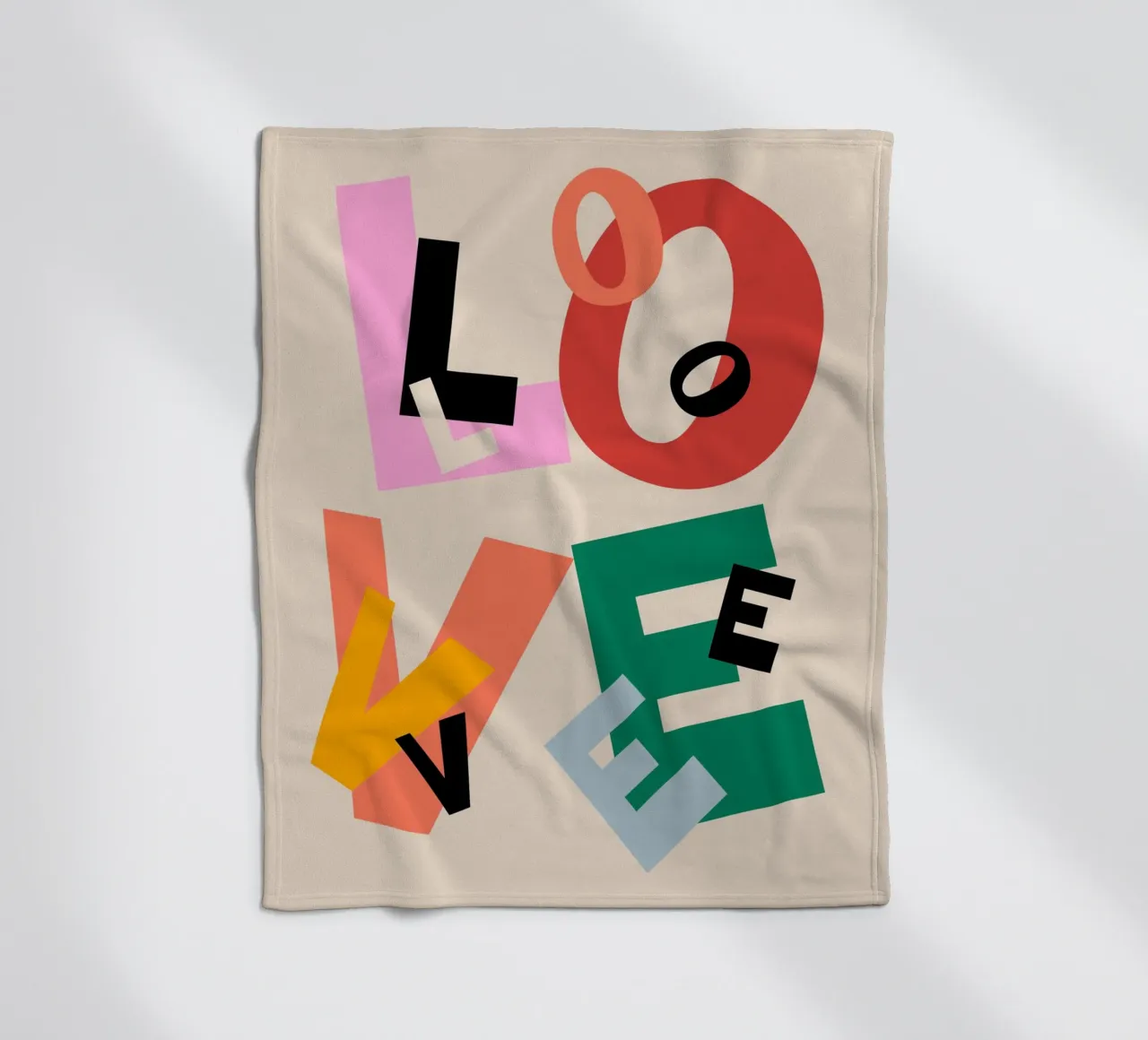 L.O.V.E. coperta in pile da susanapaz