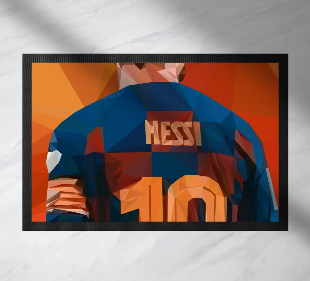 Messi football Player zerbino da Low poly art