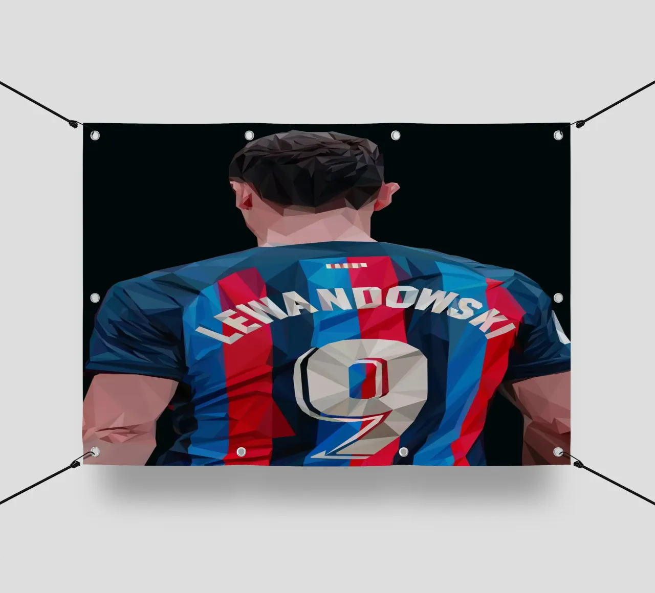 Lewandowski telo in pvc da Low poly art