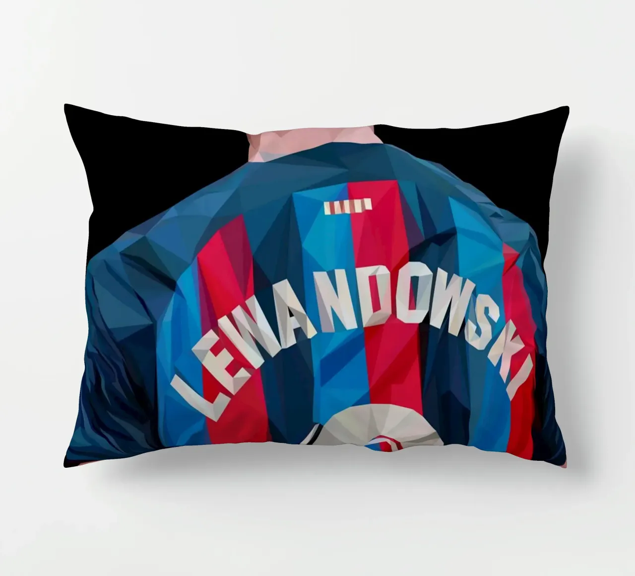 Lewandowski cuscino da Low poly art