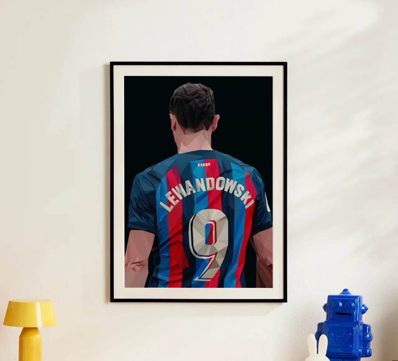 Lewandowski carta hahnemühle da Low poly art