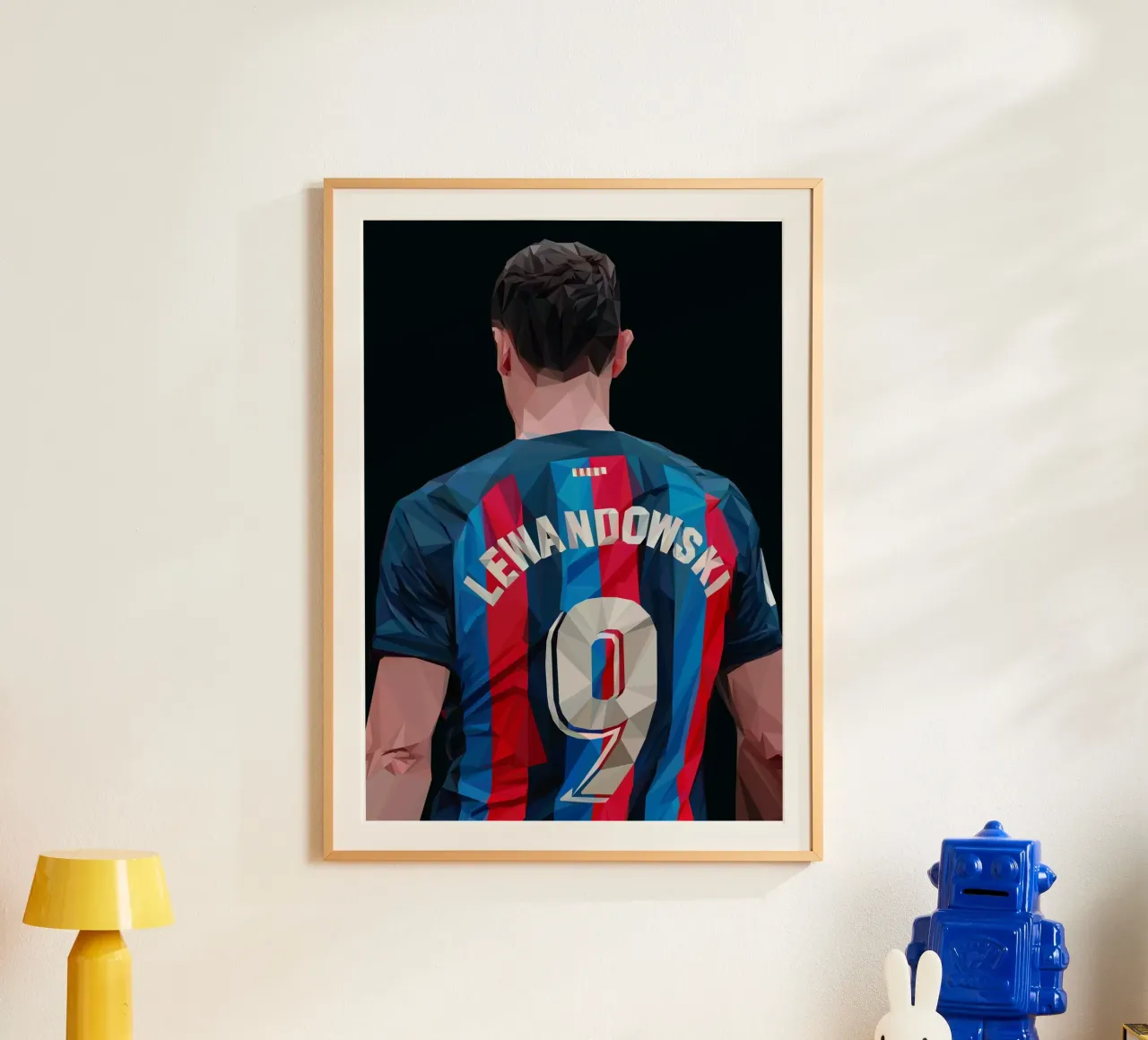 Lewandowski carta hahnemühle da Low poly art