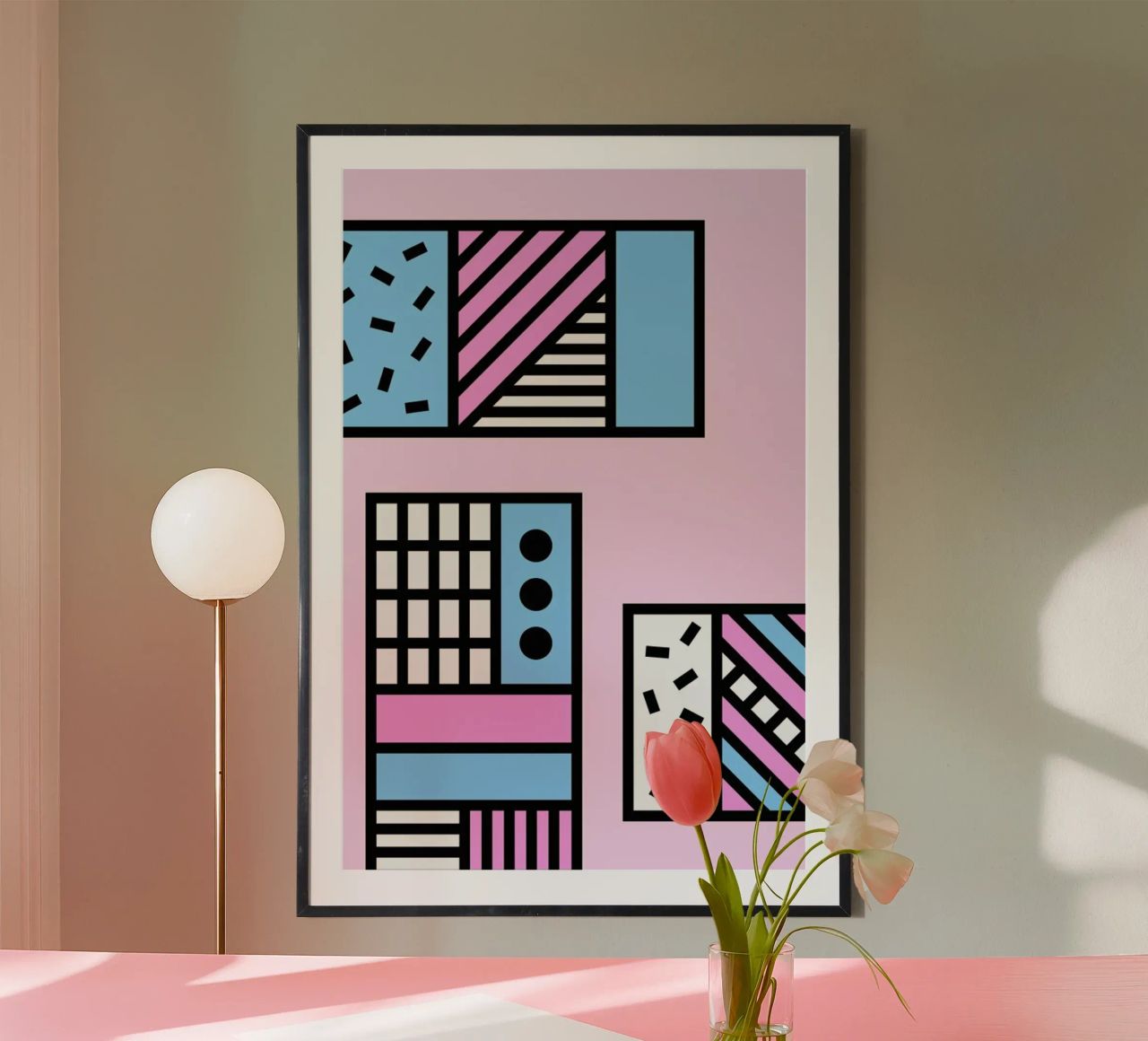 Flux Sticks poster by Hanna Kastl-Lungberg