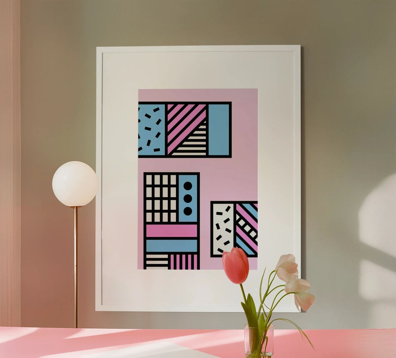 Flux Sticks poster by Hanna Kastl-Lungberg
