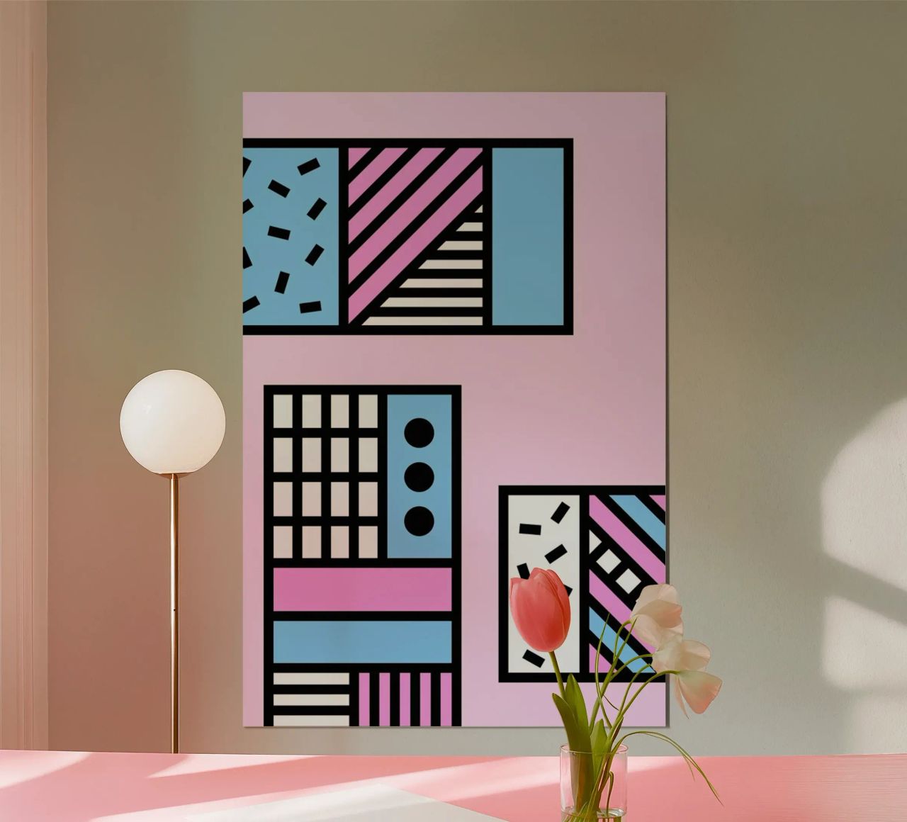 Flux Sticks poster by Hanna Kastl-Lungberg