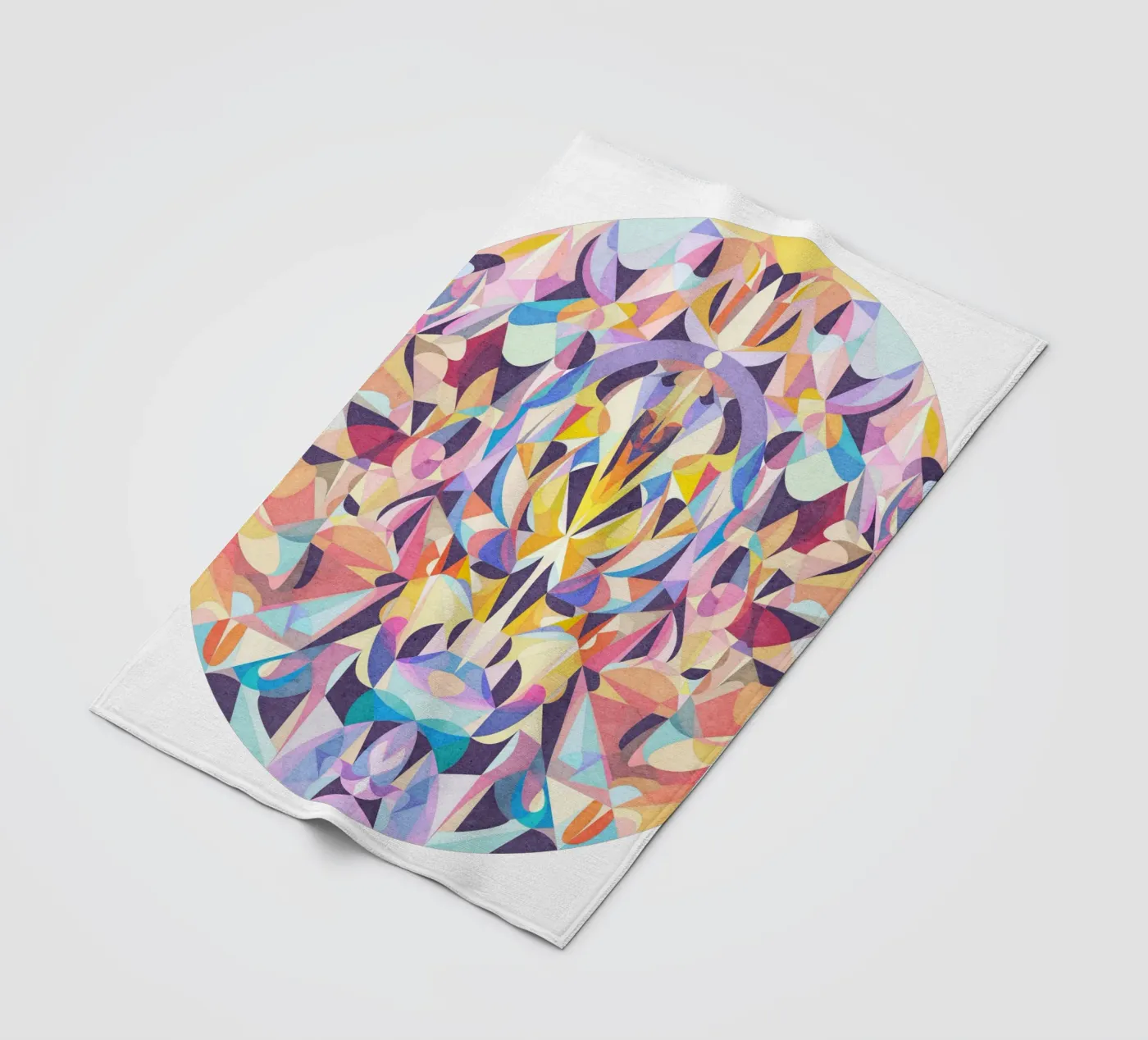 Focus fleece blanket by Lines Inside