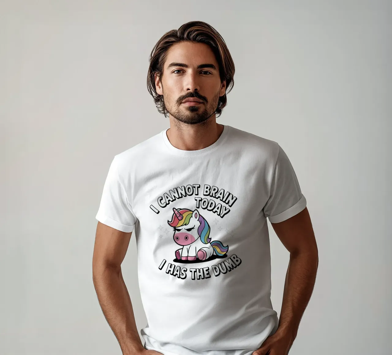 I cannot brain today, I has the dumb t-shirt by edsonramosart