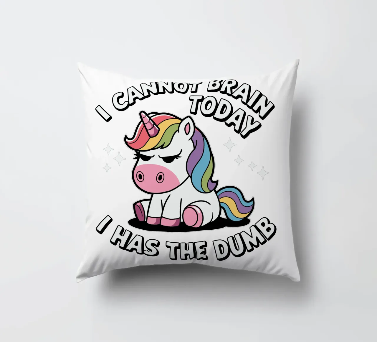 I cannot brain today, I has the dumb cuscino da edsonramosart