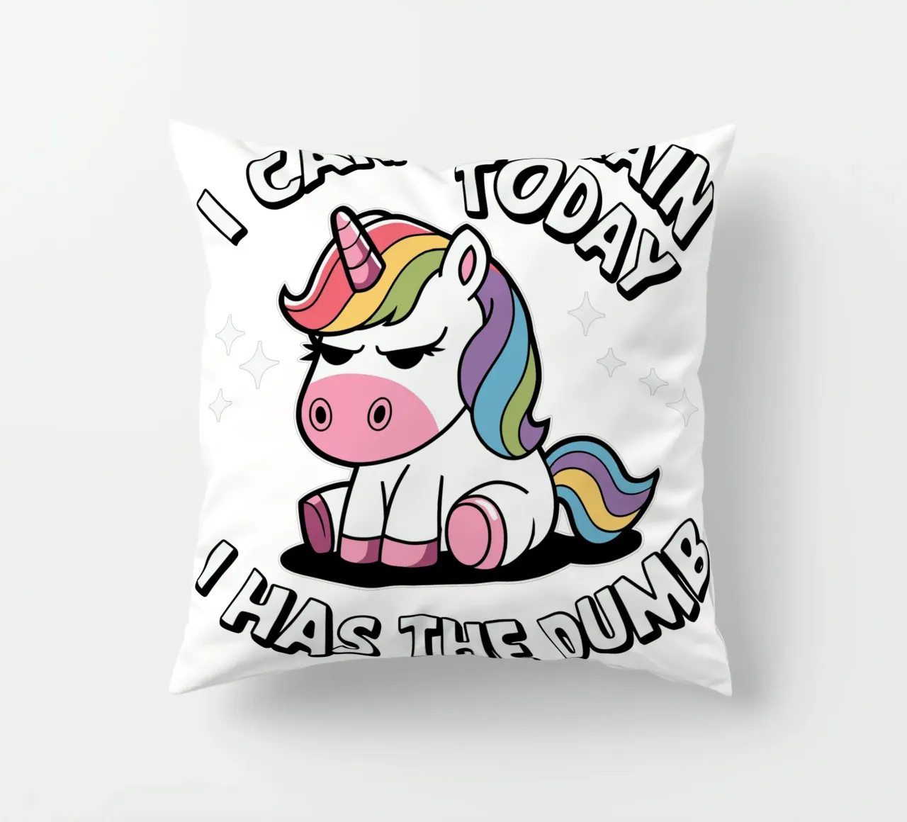 I cannot brain today, I has the dumb cuscino da edsonramosart