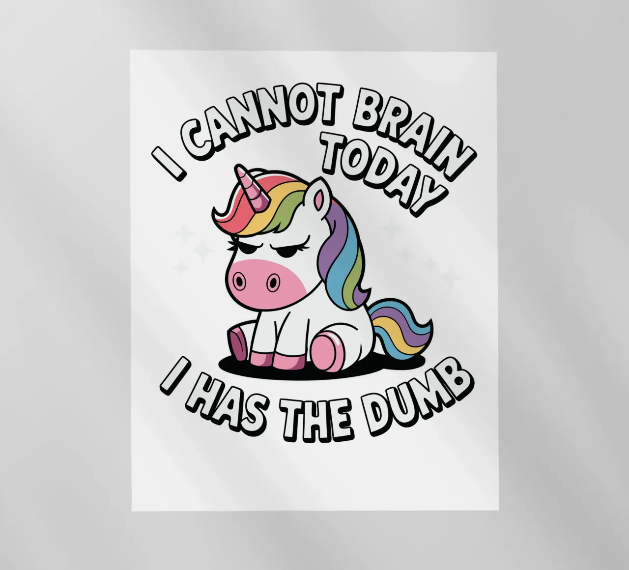 I cannot brain today, I has the dumb pellicola backlit da edsonramosart
