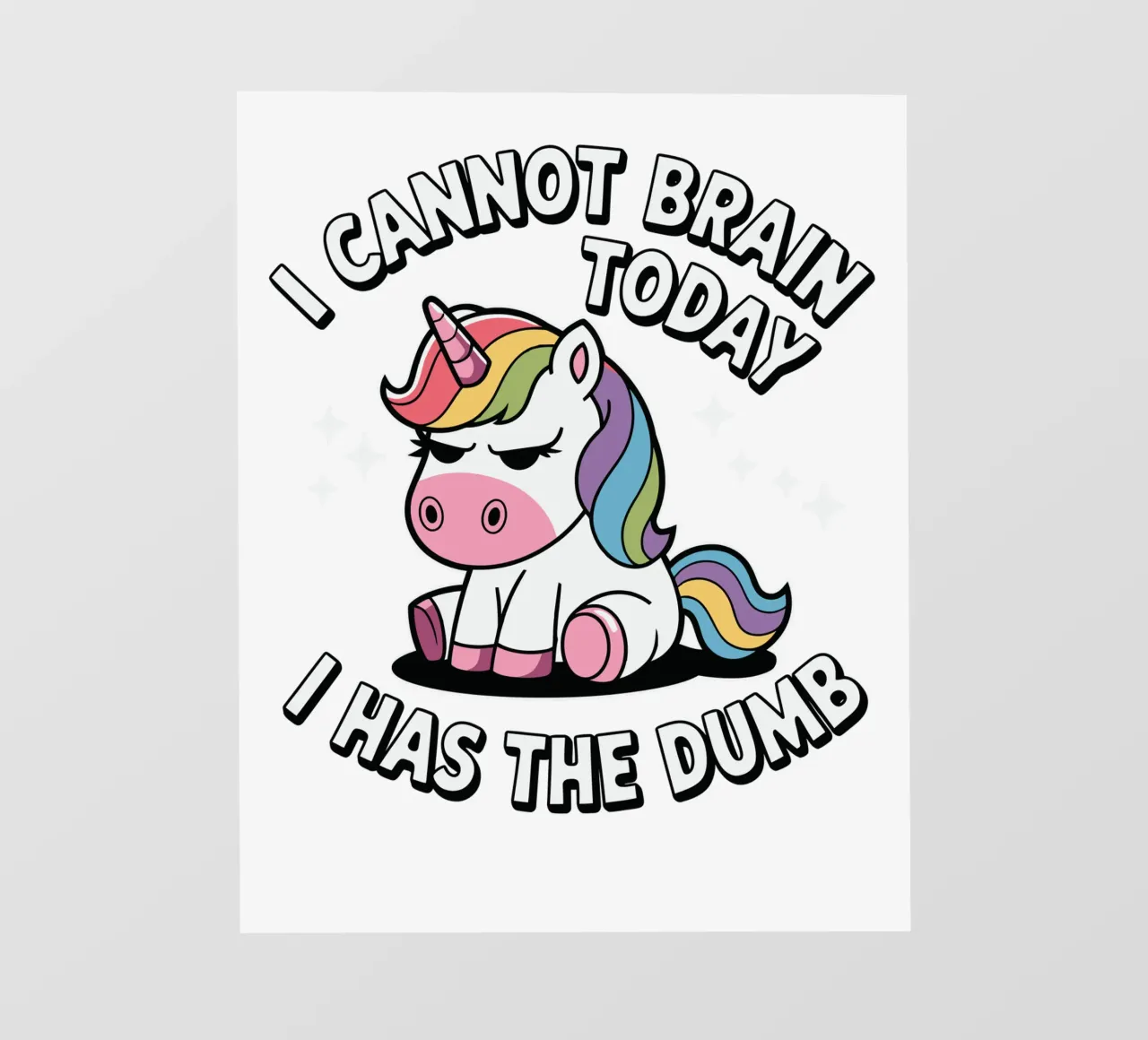 I cannot brain today, I has the dumb Backlit Folie von edsonramosart