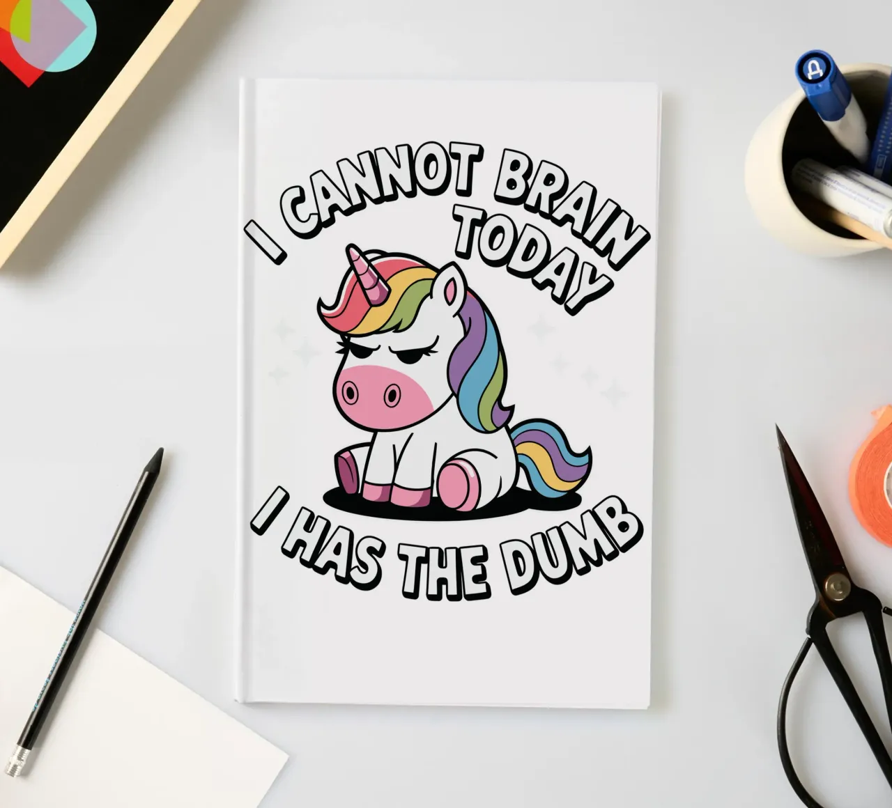I cannot brain today, I has the dumb notebook by edsonramosart