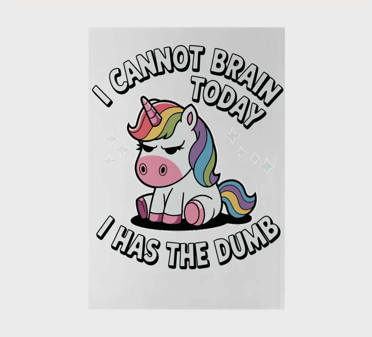 I cannot brain today, I has the dumb notebook by edsonramosart
