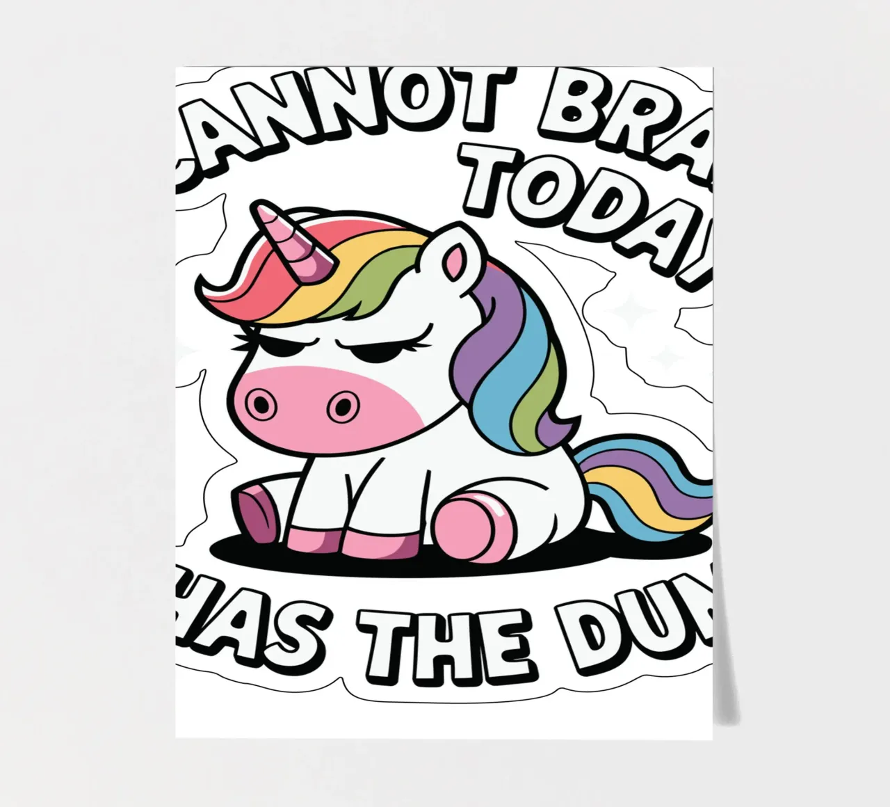 I cannot brain today, I has the dumb Stickerbogen von edsonramosart