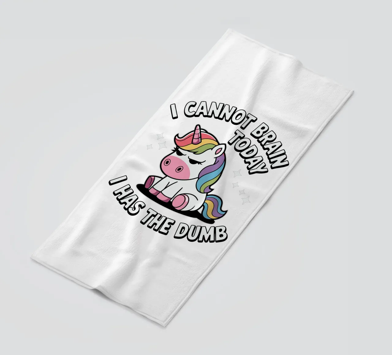 I cannot brain today, I has the dumb beach towel by edsonramosart