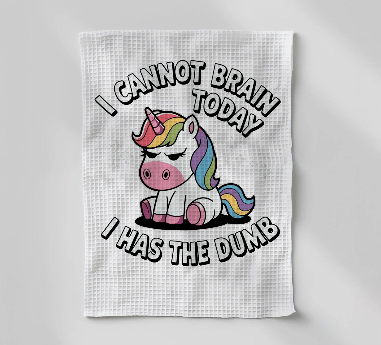 I cannot brain today, I has the dumb canovaccio da cucina da edsonramosart