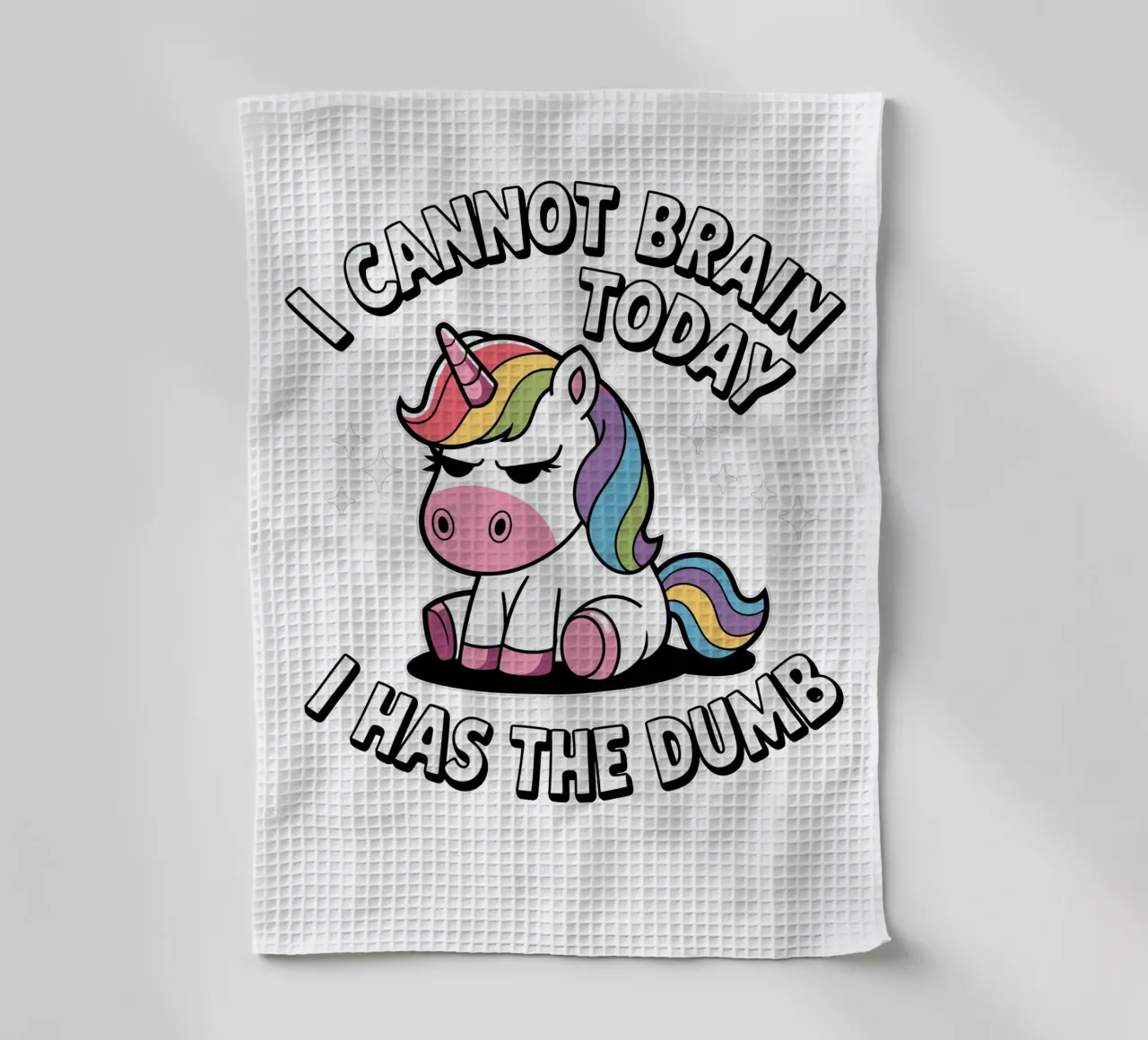 I cannot brain today, I has the dumb canovaccio da cucina da edsonramosart