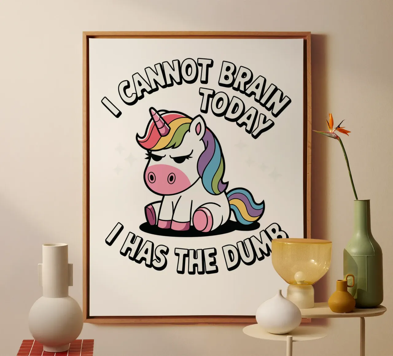 I cannot brain today, I has the dumb tela da edsonramosart