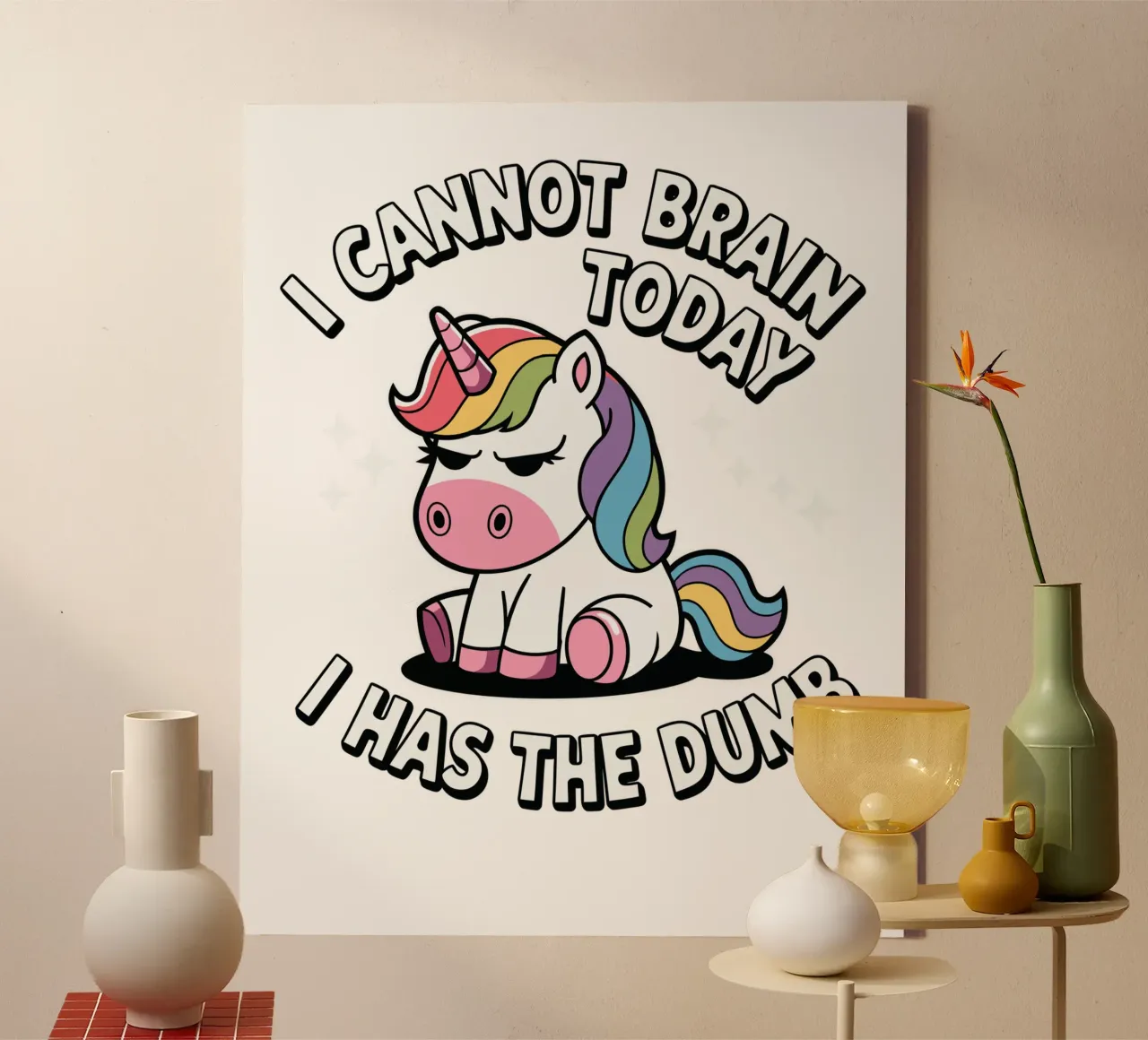I cannot brain today, I has the dumb tela da edsonramosart