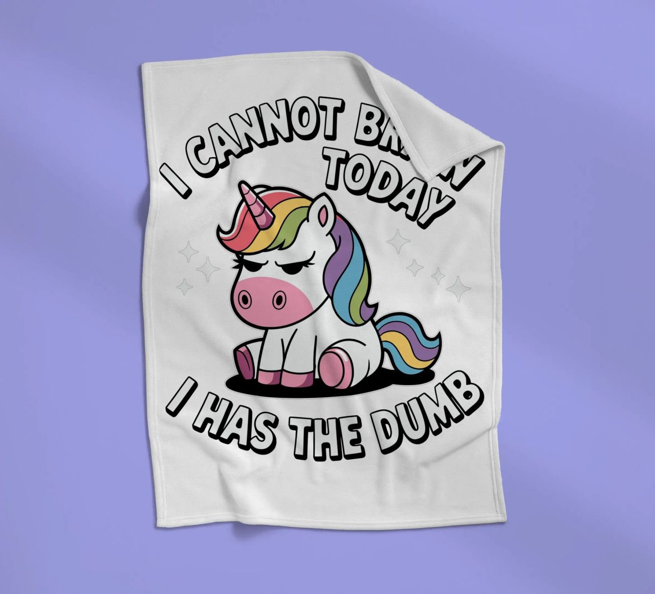 I cannot brain today, I has the dumb coperta in pile da edsonramosart