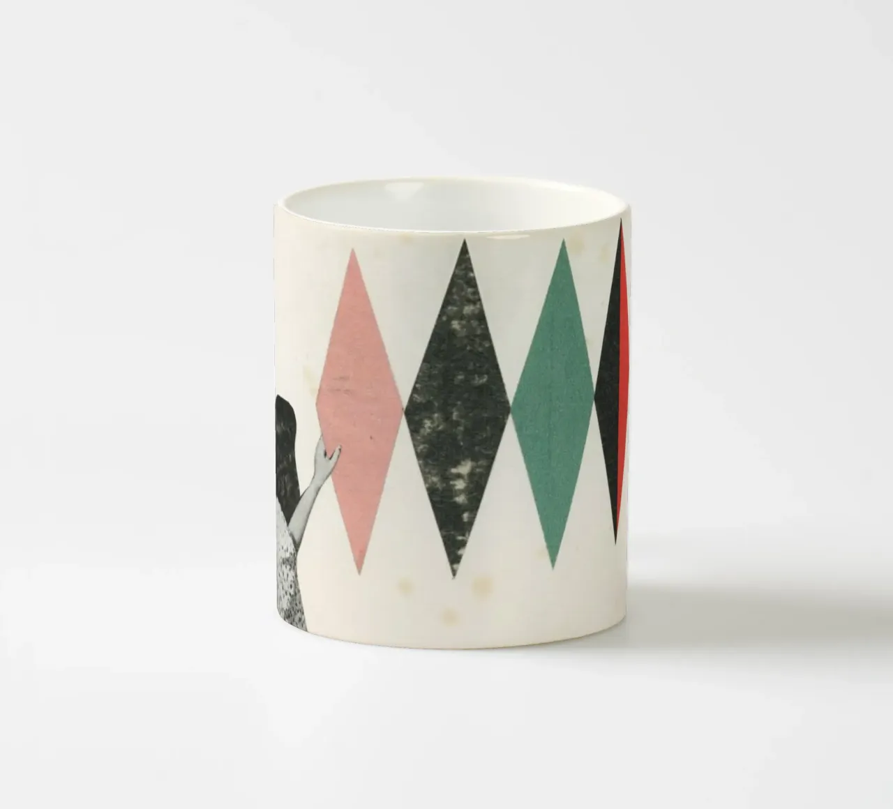 L'artista tazza in ceramica da Cassia Beck Collage
