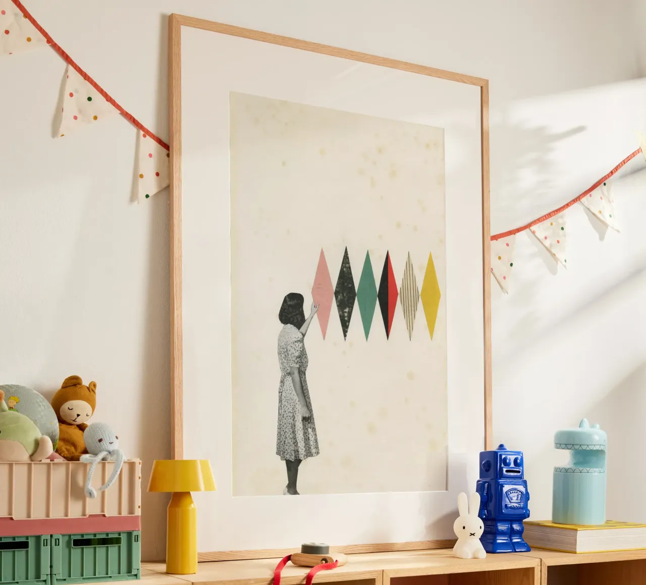 L'artista poster con telaio in plastica da Cassia Beck Collage