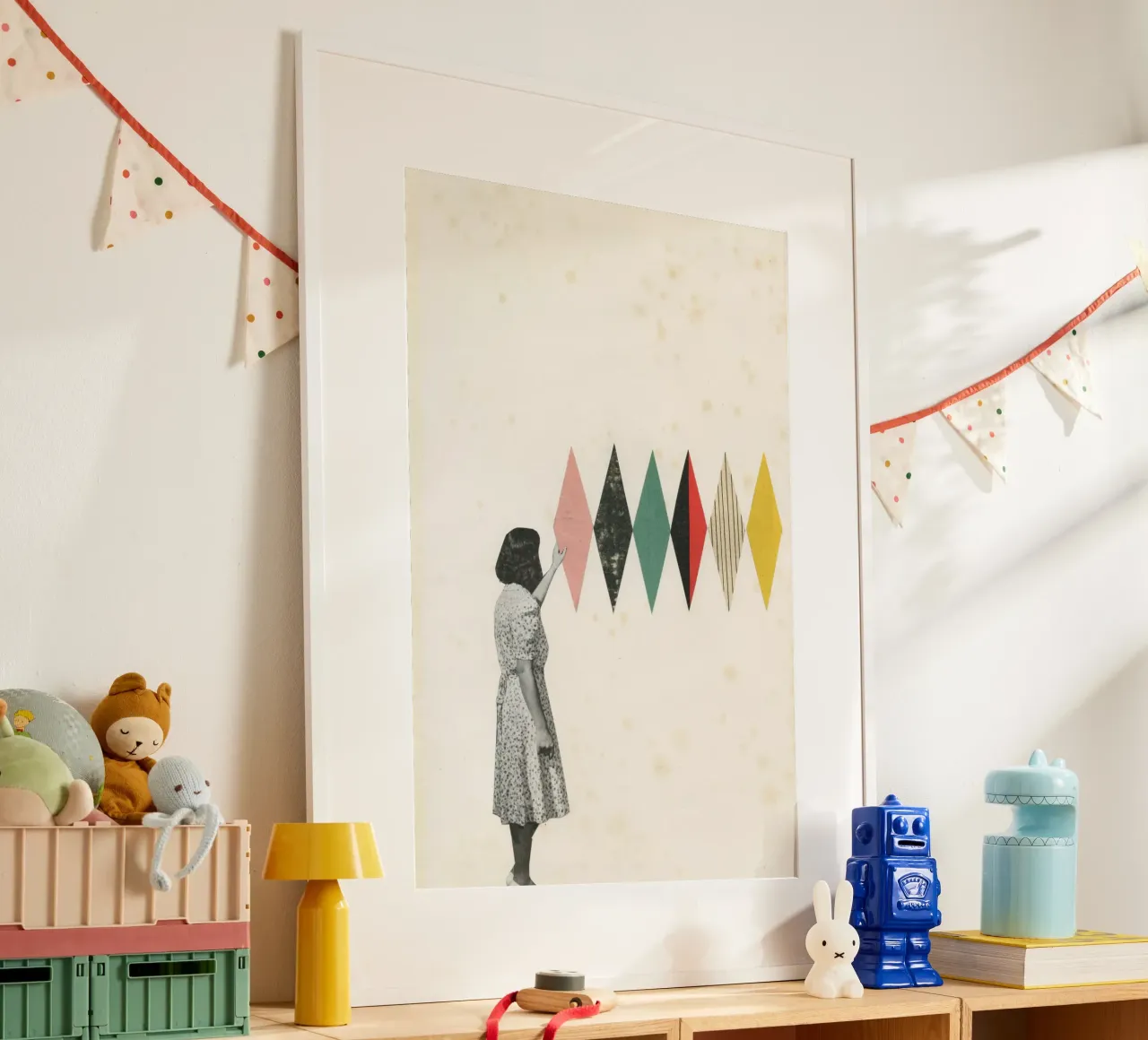 L'artista poster con telaio in plastica da Cassia Beck Collage
