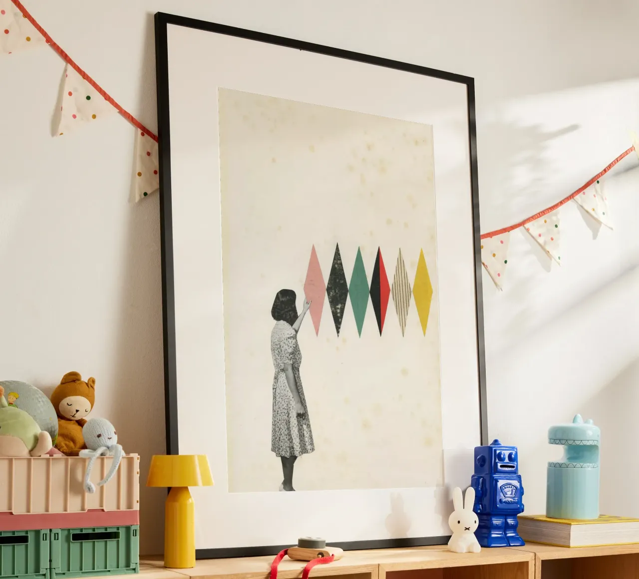 L'artista poster con telaio in plastica da Cassia Beck Collage