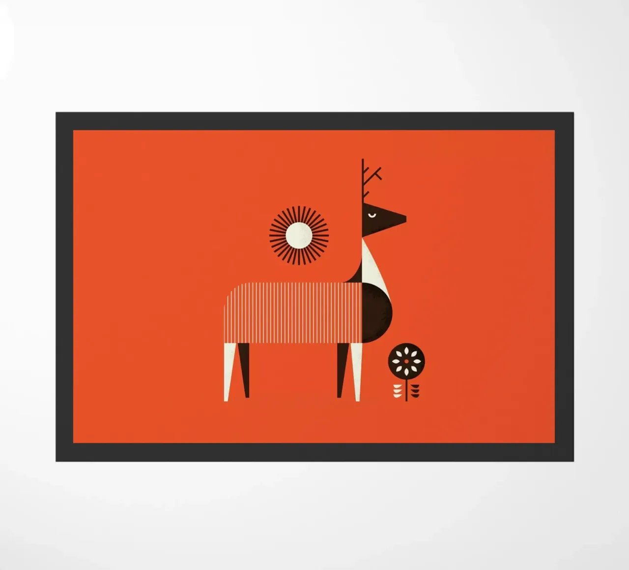 Deer deurmat van Maz