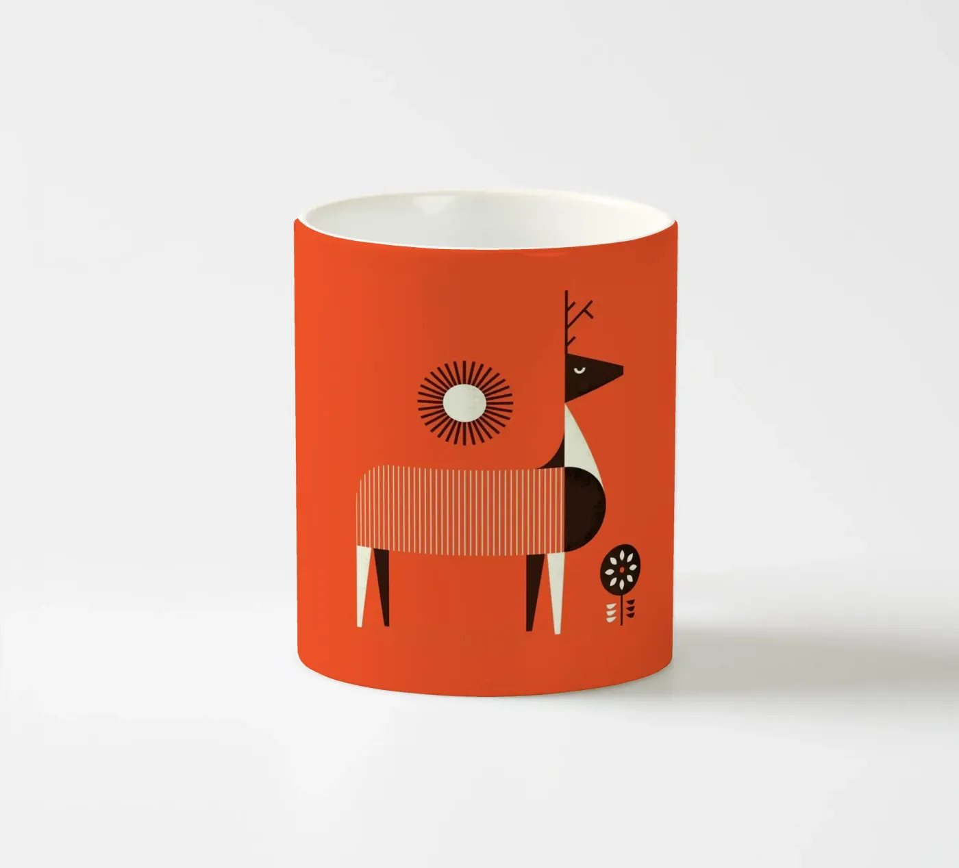 Deer ceramic mug by Maz