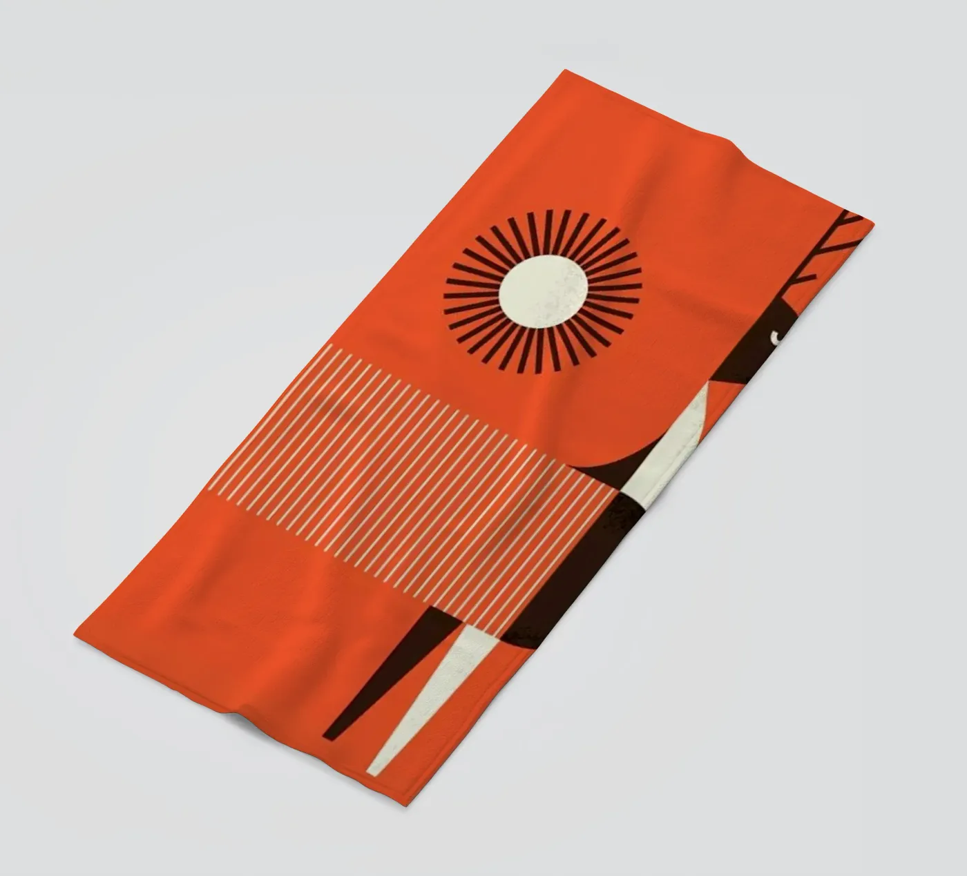 Deer beach towel by Maz