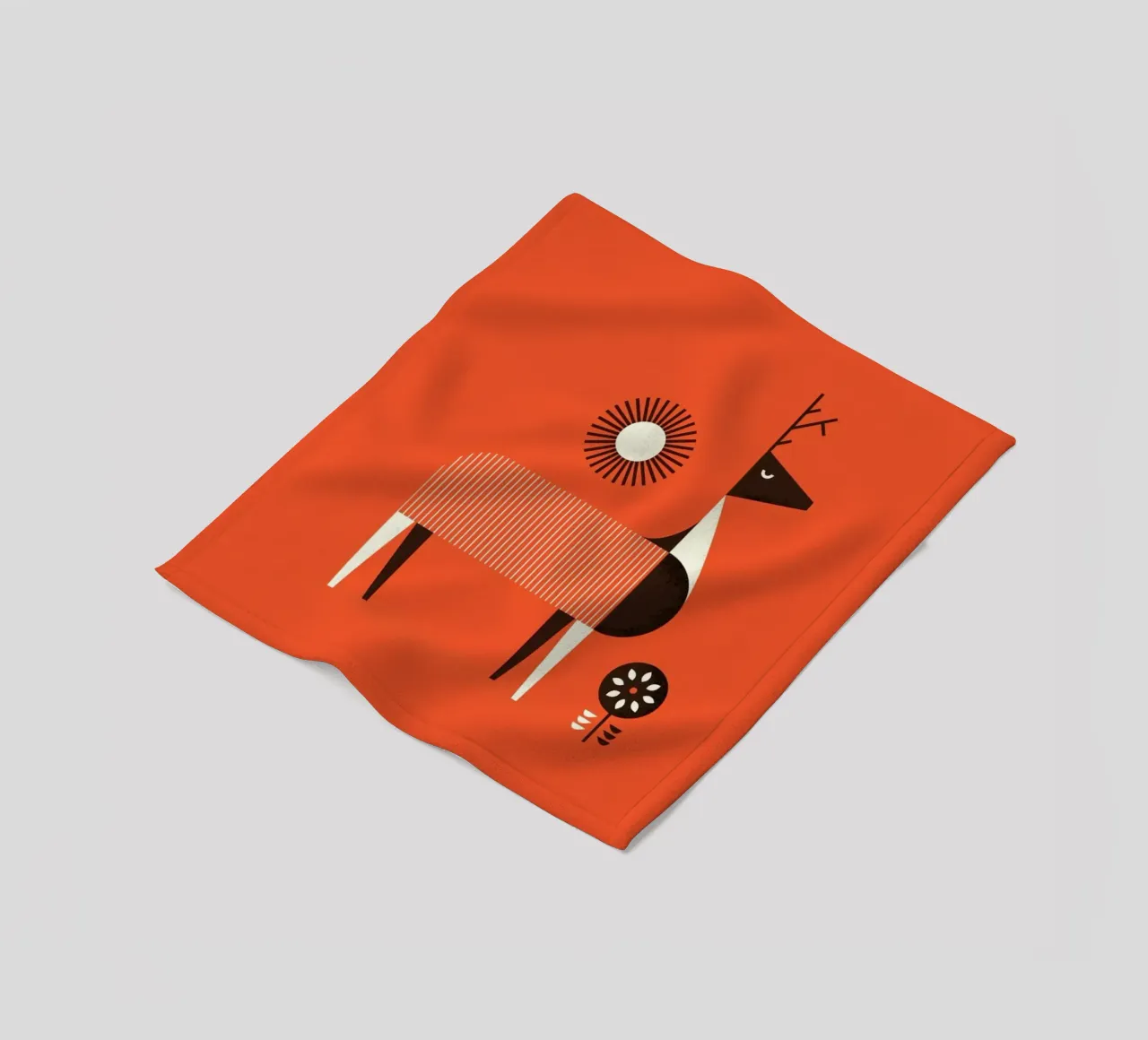 Deer Fleecedecke von Maz