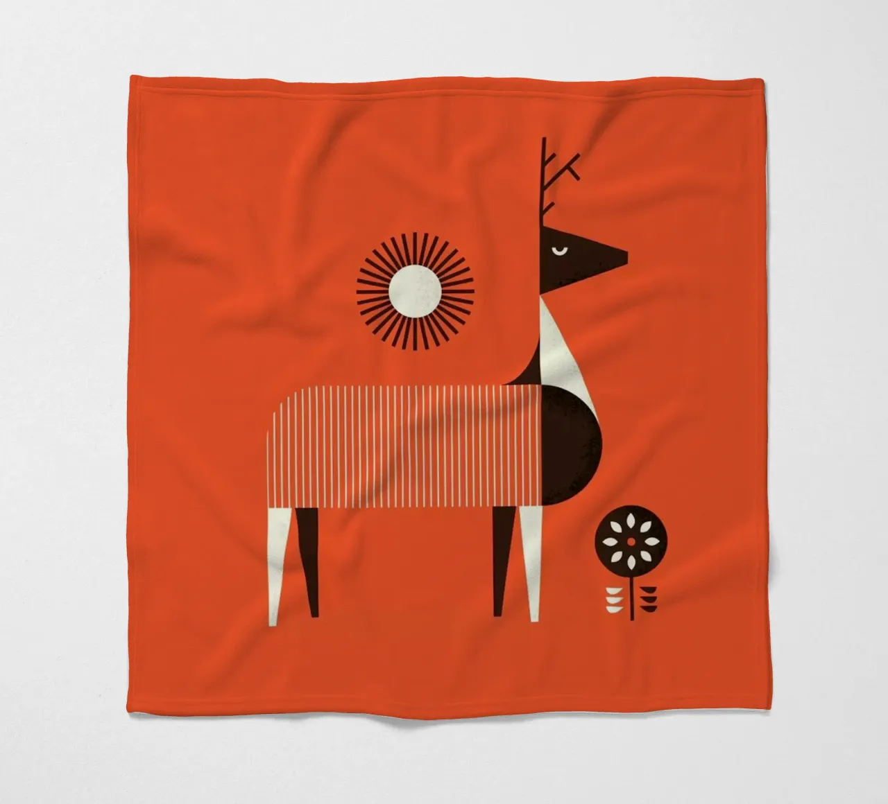 Deer Fleecedecke von Maz