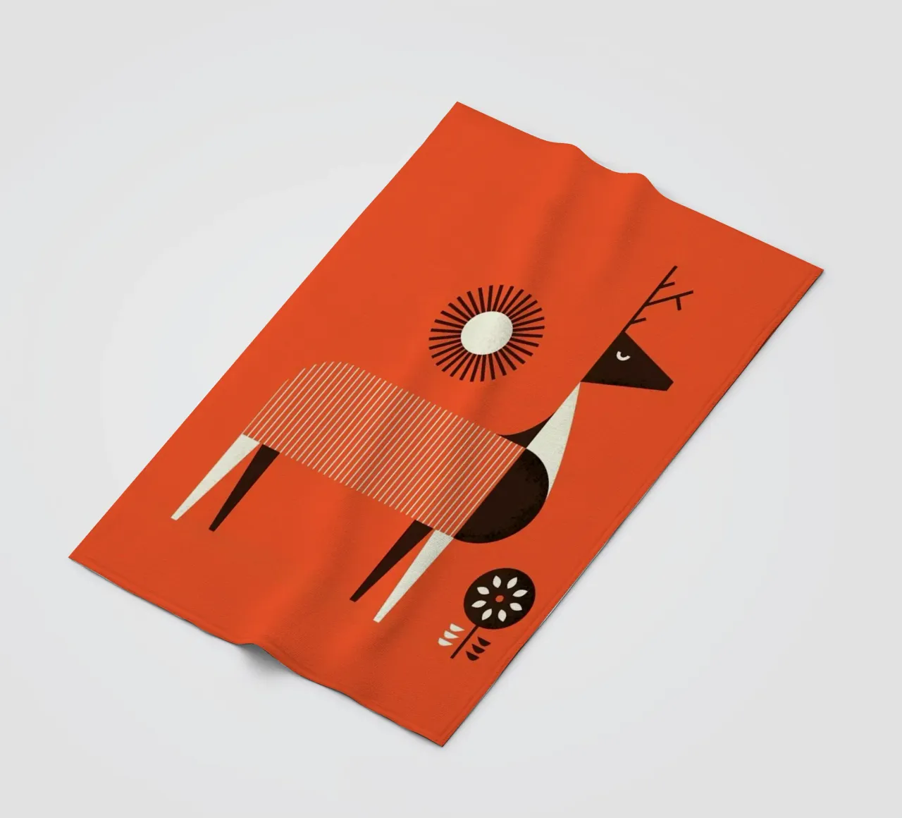 Deer Fleecedecke von Maz