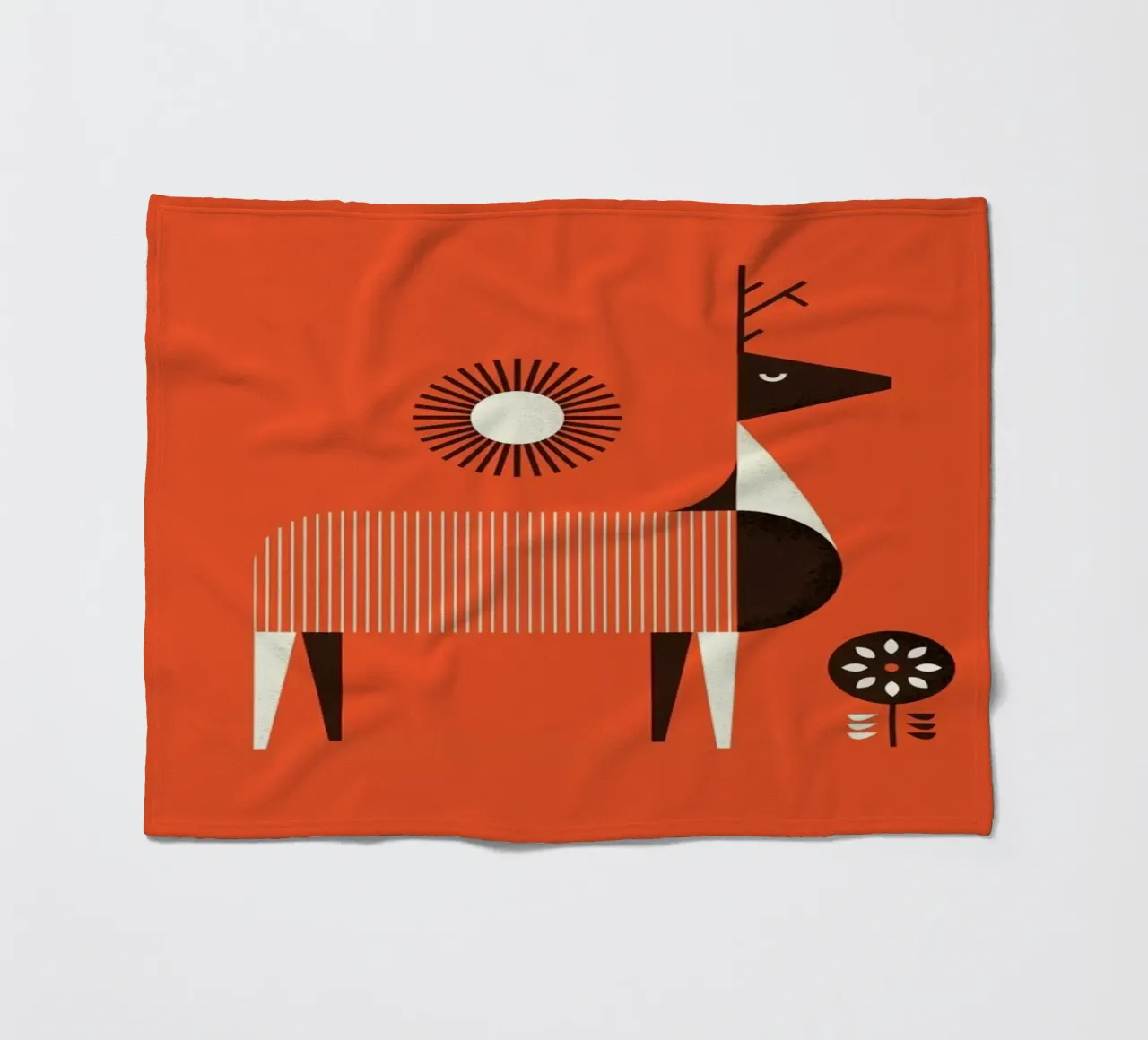 Deer Fleecedecke von Maz