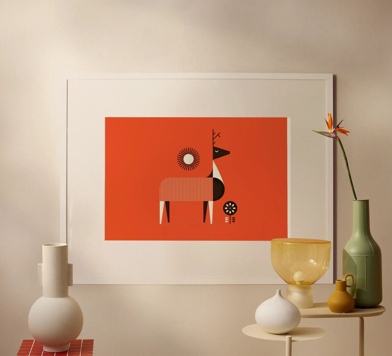 Deer Poster von Maz