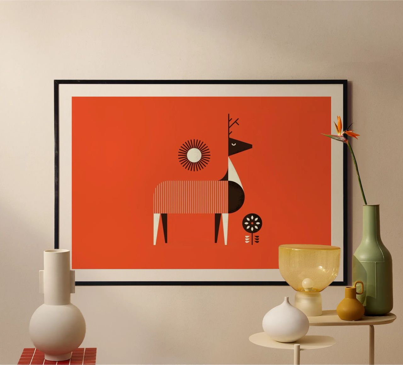 Deer Poster von Maz