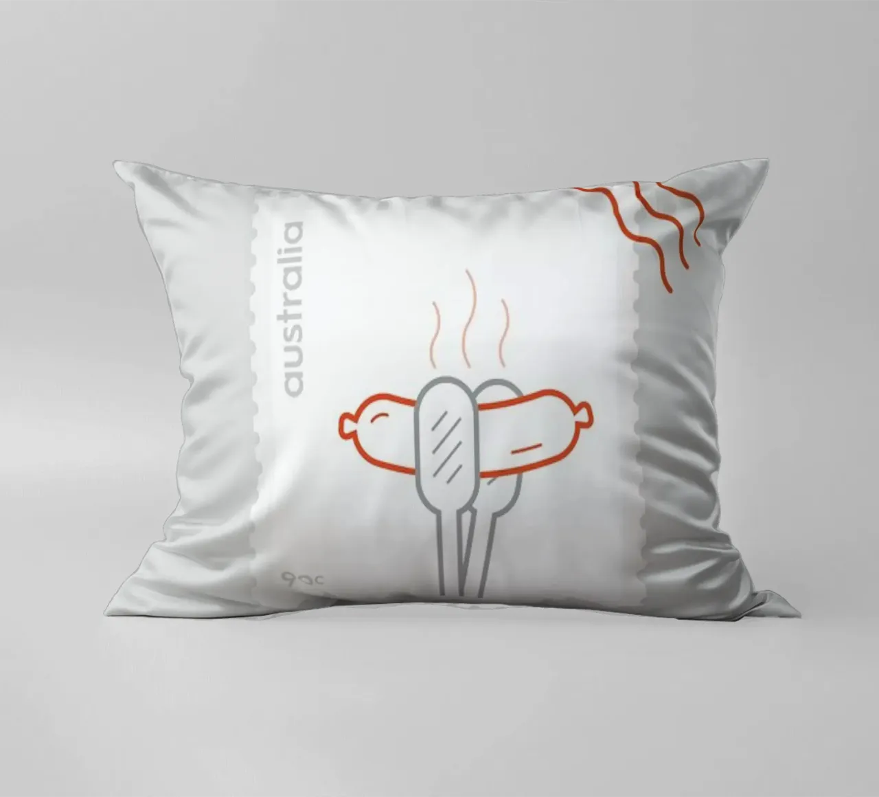 BBQ decorative cushion by Dean Smith