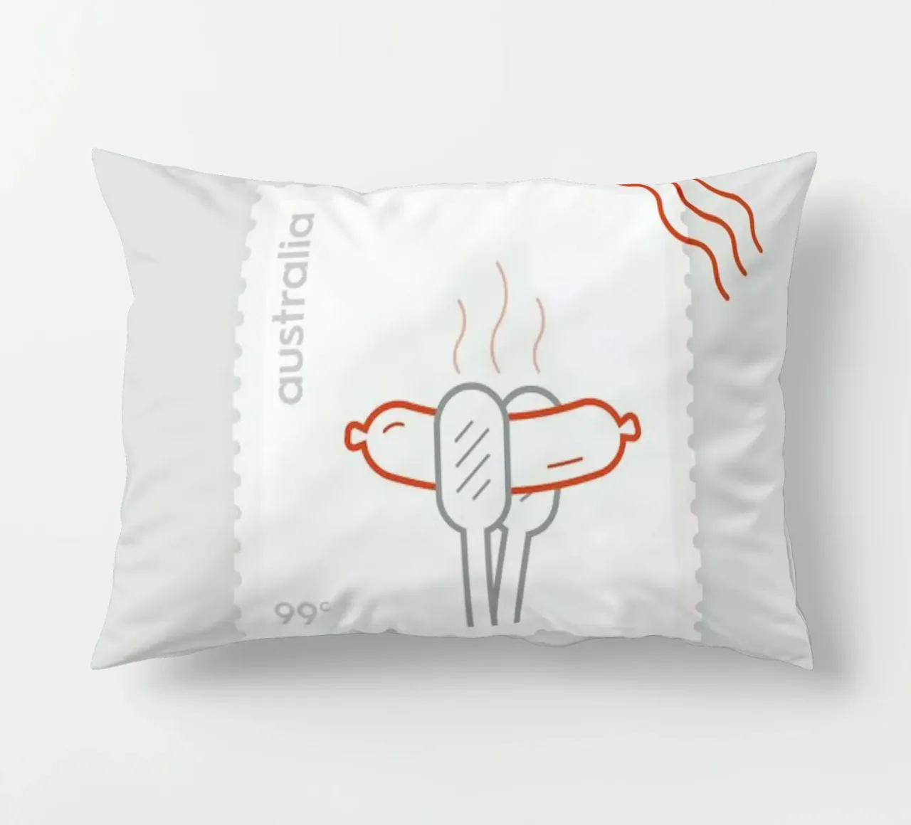 BBQ decorative cushion by Dean Smith