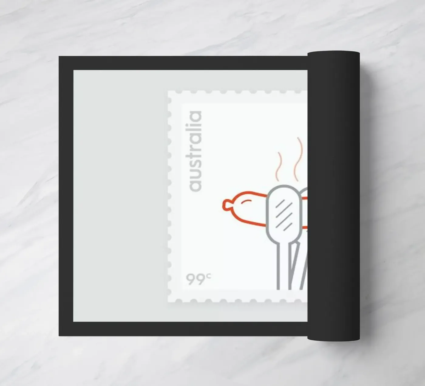 BBQ doormat by Dean Smith