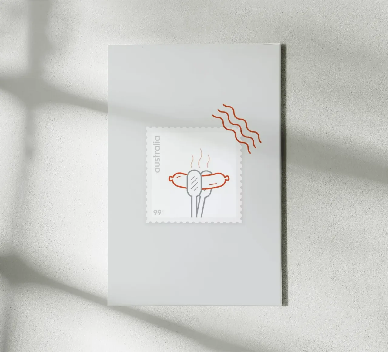 BBQ canvas by Dean Smith