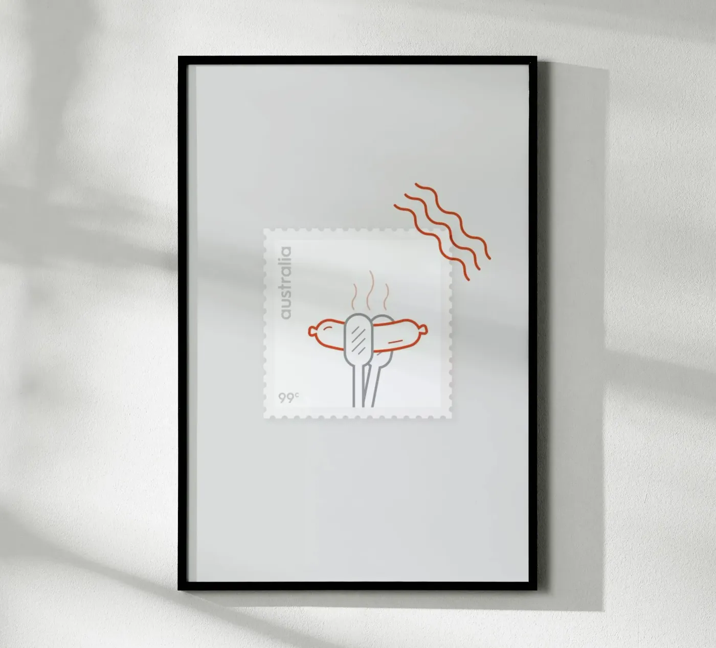 BBQ poster van Dean Smith