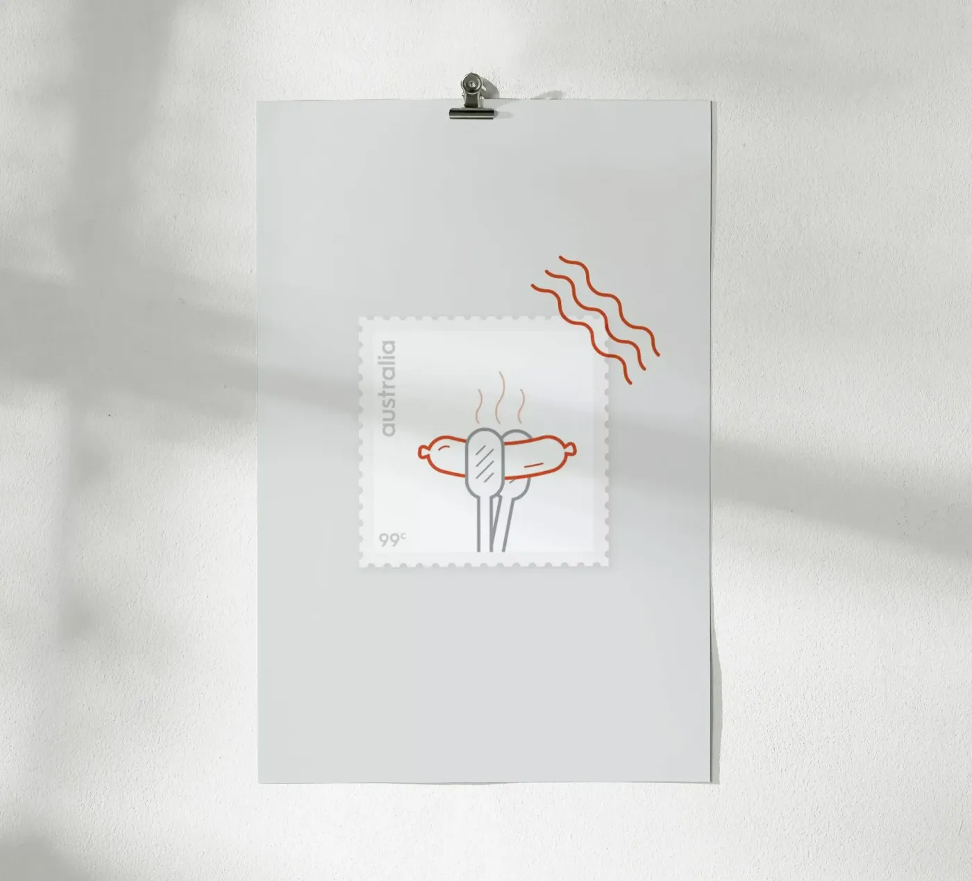 BBQ poster van Dean Smith