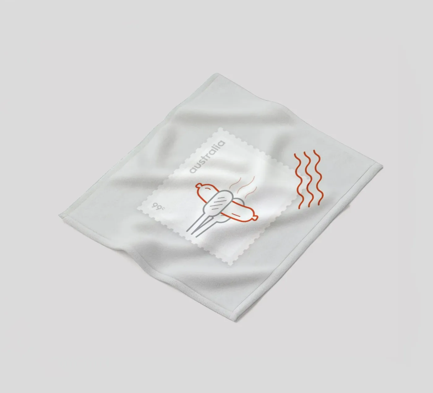 BBQ fleece blanket by Dean Smith