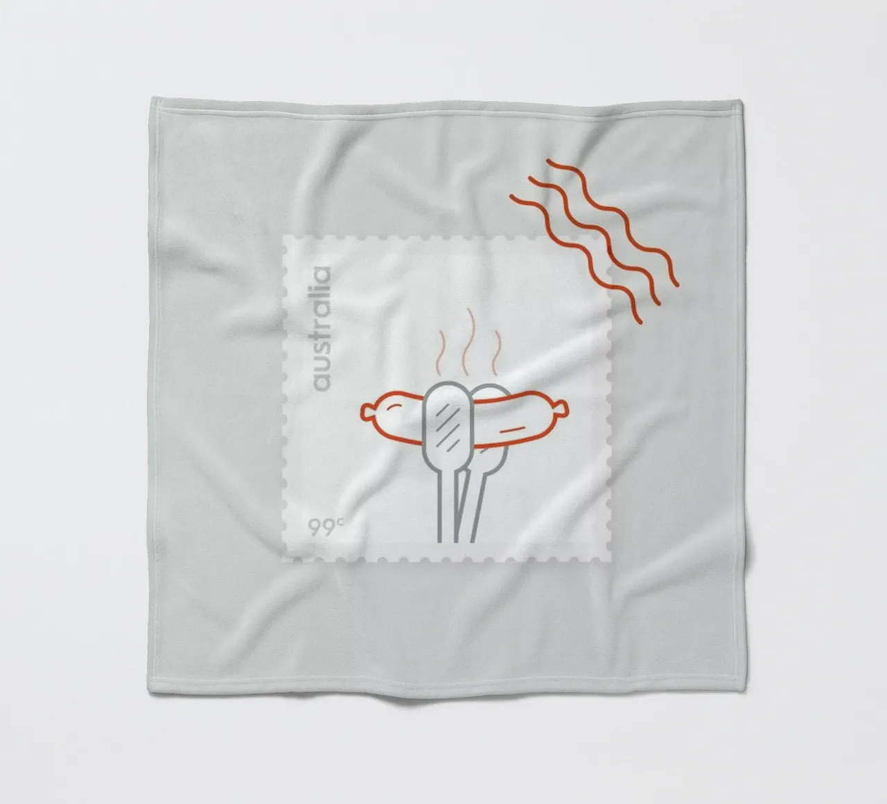 BBQ fleecedeken van Dean Smith