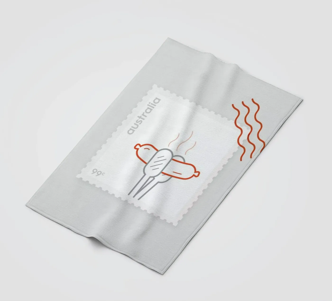 BBQ fleece blanket by Dean Smith